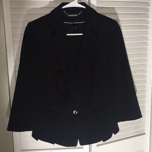 3/4 sleeve seasonless suit jacket